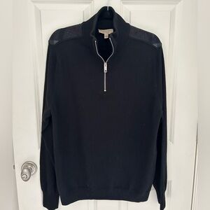 Burberry Men’s wool half zip